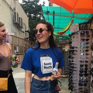 Vintage Cropped Sonic Youth Tee